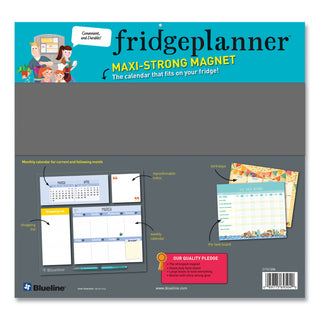 fridge-planner-magnetized-weekly-calendar-with-pads-+-pencil-12-x-125-white-yellow-sheets-16-month-sept-dec-2024-2025_redc174120a - 5