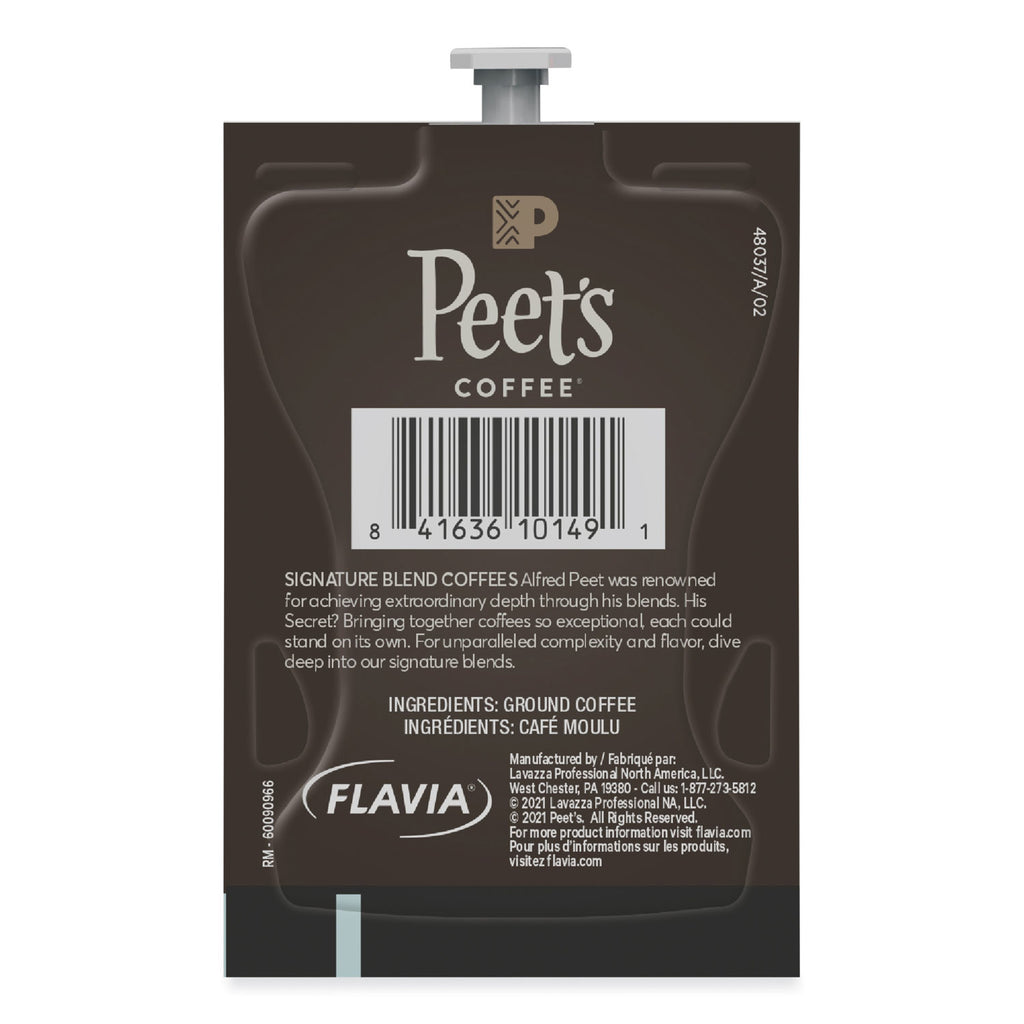 FLAVIA Ground Coffee Freshpacks, Colombia Luminosa, 0.34 oz Freshpack, 76/Carton
