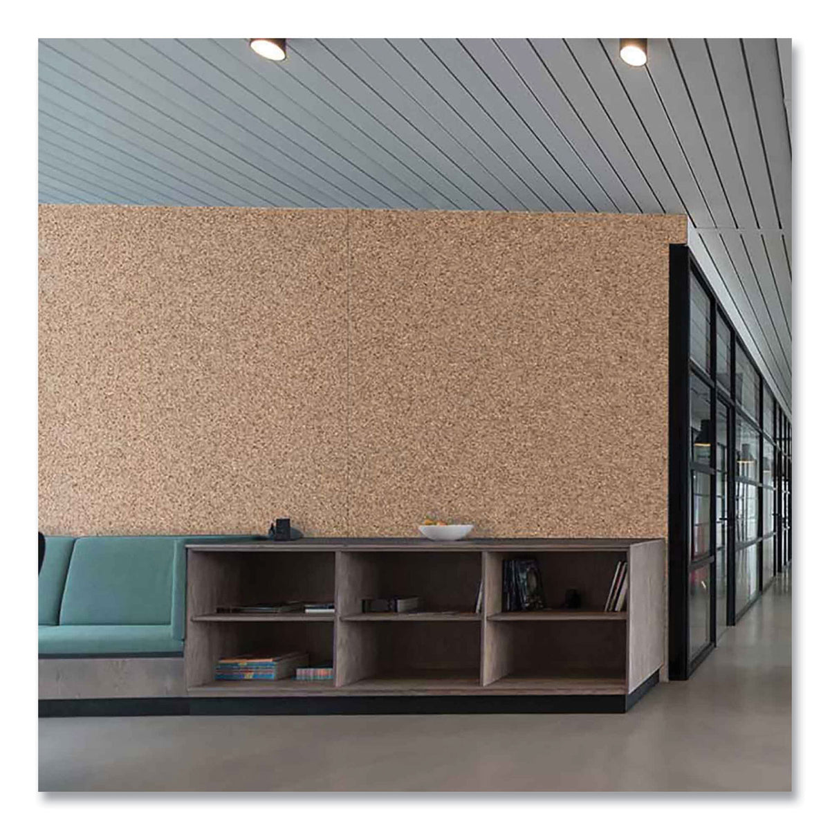 Natural Cork Roll, 0.25" Thick, 144 x 48.5, Natural Brown Surface, Ships in 7-10 Business Days