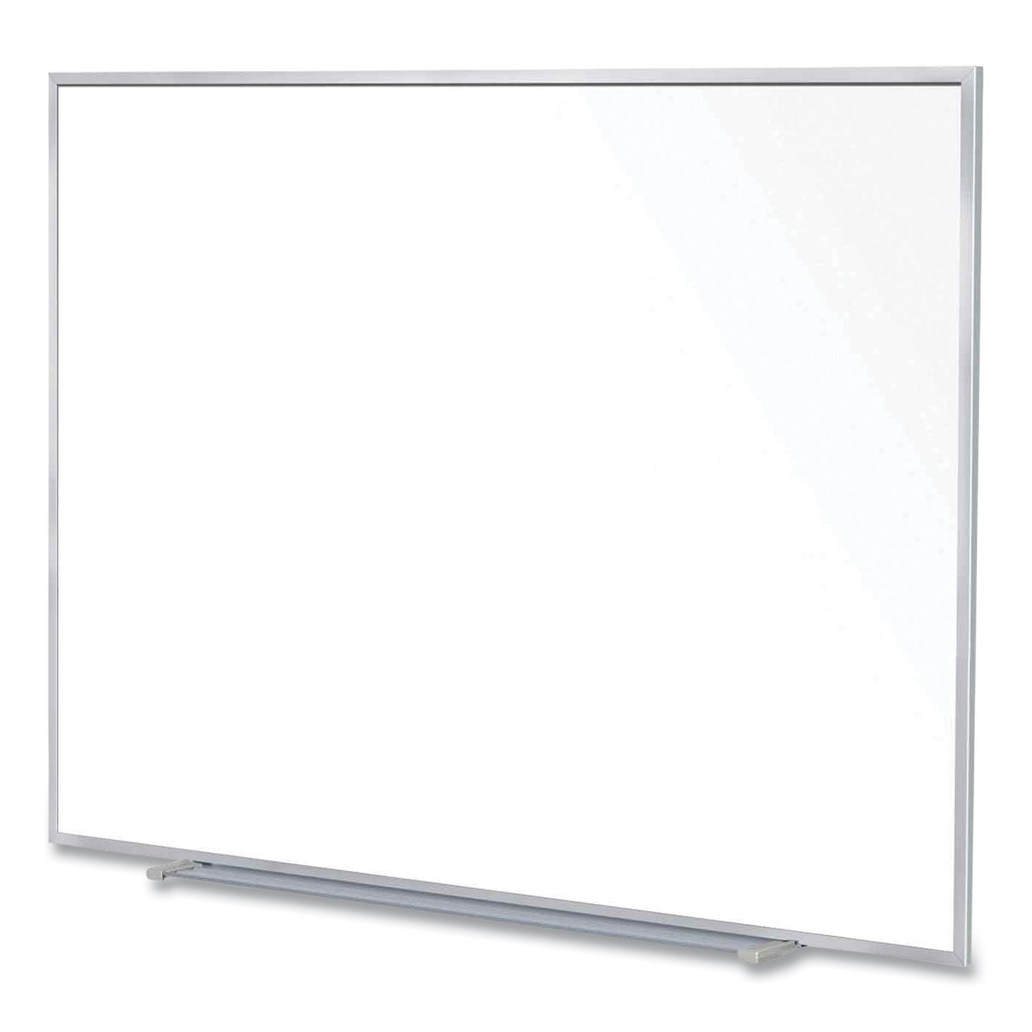 magnetic-porcelain-whiteboard-with-aluminum-frame-725-x-6047-white-surface-satin-aluminum-frame-ships-in-7-10-bus-days_ghem1p564 - 2