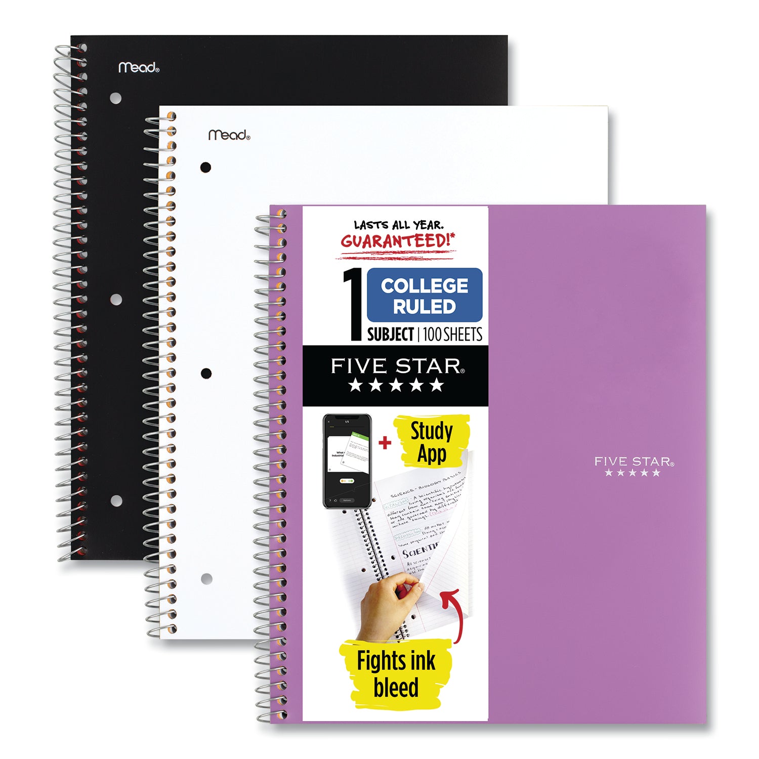 wirebound-notebook-with-two-pockets-1-subject-medium-college-rule-assorted-cover-color-100-11-x-85-sheets-3-pack_mea820188 - 8