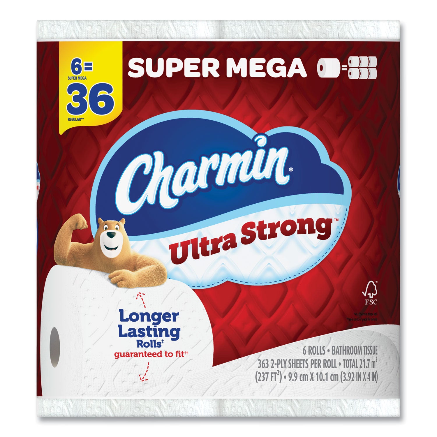 ultra-strong-bathroom-tissue-super-mega-rolls-septic-safe-2-ply-white-363-sheet-roll-6-rolls-pack-3-packs-carton_pgc04306 - 1