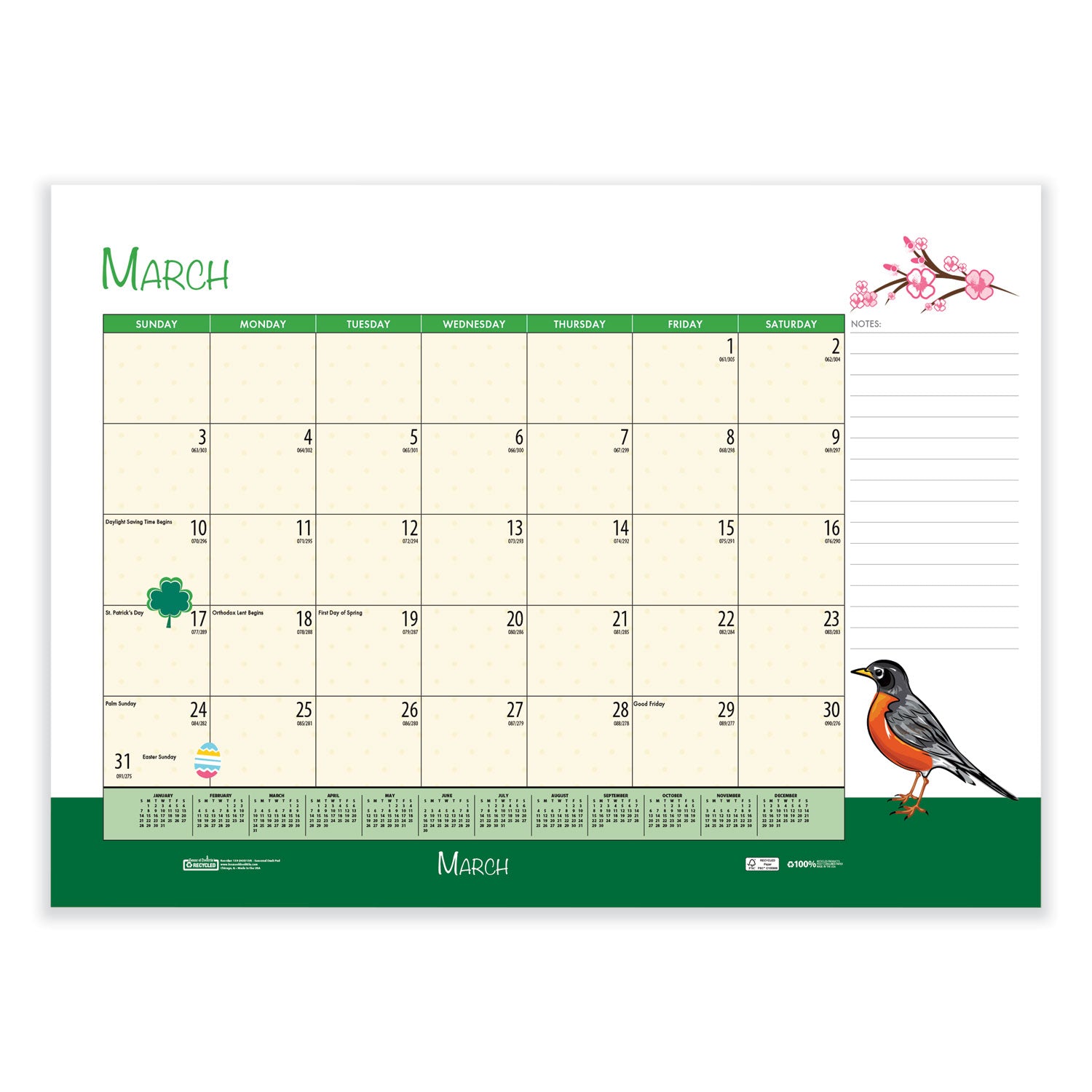 recycled-desk-pad-calendar-illustrated-seasons-artwork-22-x-17-black-binding-corners12-month-jan-to-dec-2024_hod139 - 8