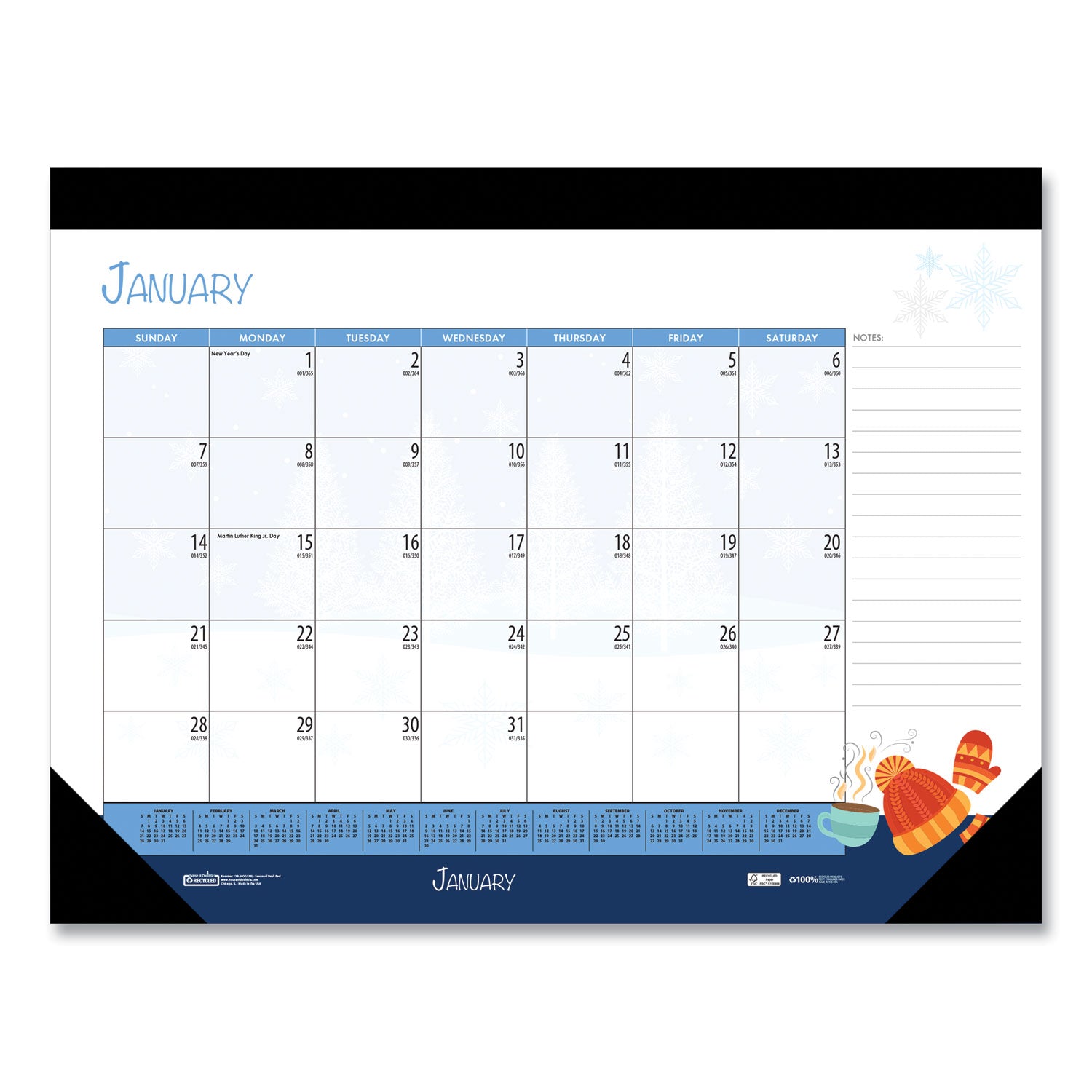 recycled-desk-pad-calendar-illustrated-seasons-artwork-22-x-17-black-binding-corners12-month-jan-to-dec-2024_hod139 - 2