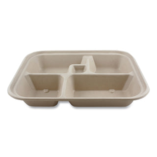 fiber-containers-bento-box-5-compartment-12-x-95-x-2-natural-paper-300-carton_wortrscbblfs - 1