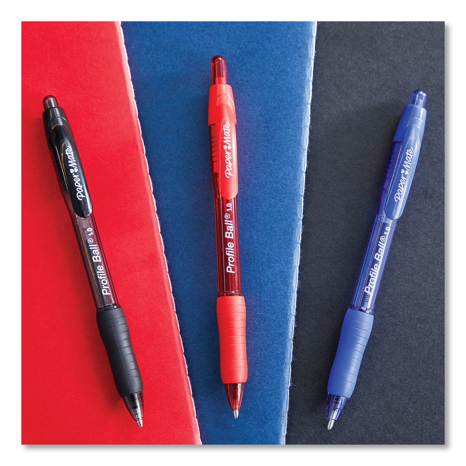 profile-ballpoint-pen-retractable-medium-1-mm-red-ink-translucent-red-barrel-dozen_pap2095454 - 7