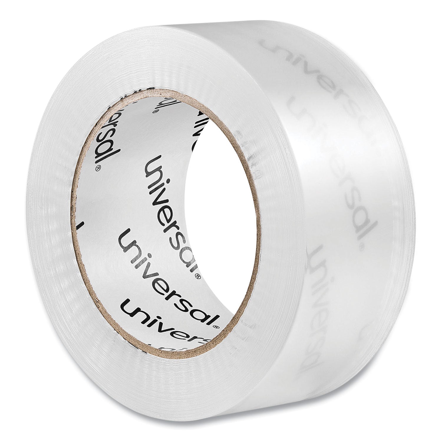Quiet Tape Box Sealing Tape, 3" Core, 1.88" x 109 yds, Clear, 6/Pack - 