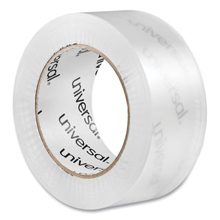 Quiet Tape Box Sealing Tape, 3" Core, 1.88" x 109 yds, Clear, 6/Pack - 