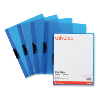 clip-style-report-cover-clip-fastener-85-x-11-clear-blue-5-pack_unv20525 - 4