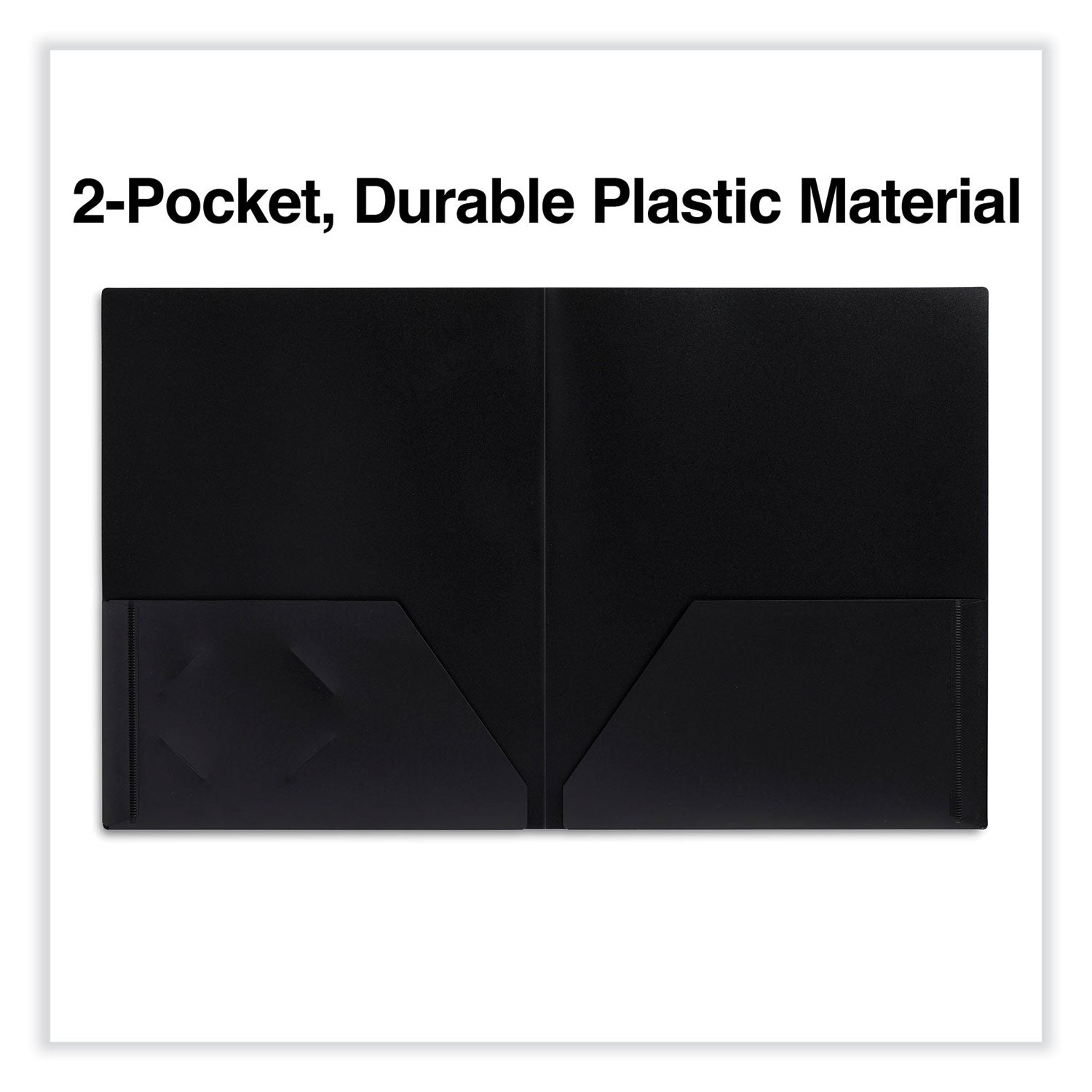 two-pocket-plastic-folders-100-sheet-capacity-11-x-85-black-10-pack_unv20540 - 2