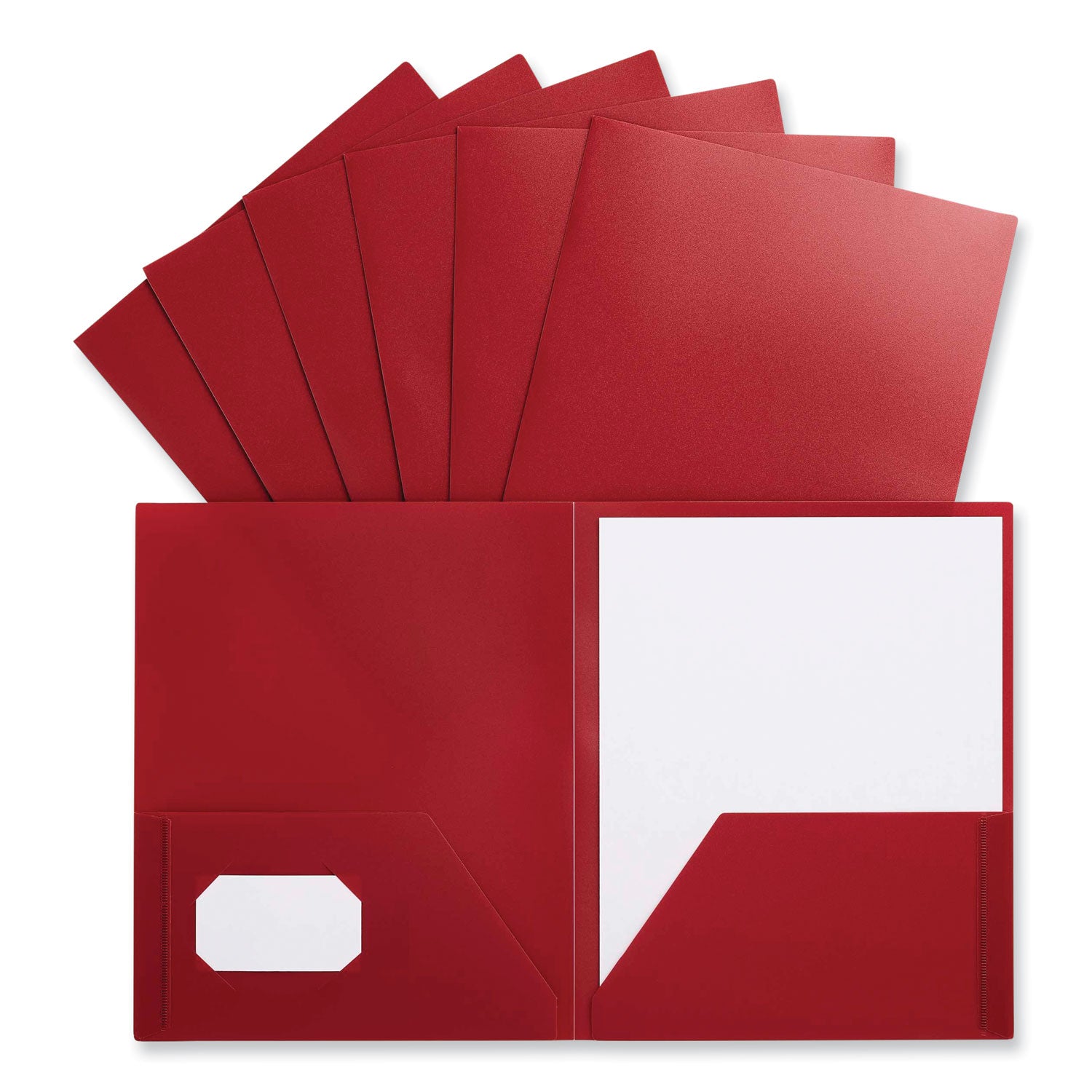 two-pocket-plastic-folders-100-sheet-capacity-11-x-85-red-10-pack_unv20543 - 4