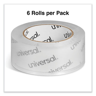 Deluxe General-Purpose Acrylic Box Sealing Tape, 2 mil, 3" Core, 1.88" x 109 yds, Clear, 6/Pack - 