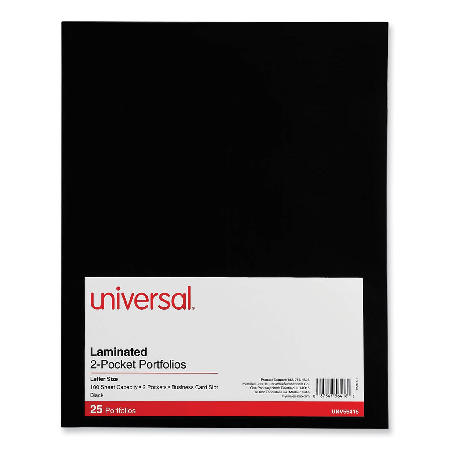 laminated-two-pocket-folder-cardboard-paper-100-sheet-capacity-11-x-85-black-25-box_unv56416 - 1