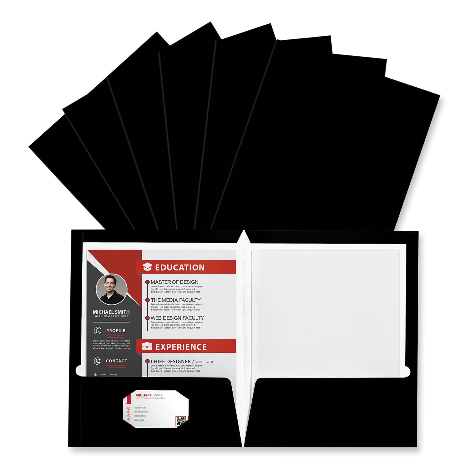 laminated-two-pocket-folder-cardboard-paper-100-sheet-capacity-11-x-85-black-25-box_unv56416 - 4