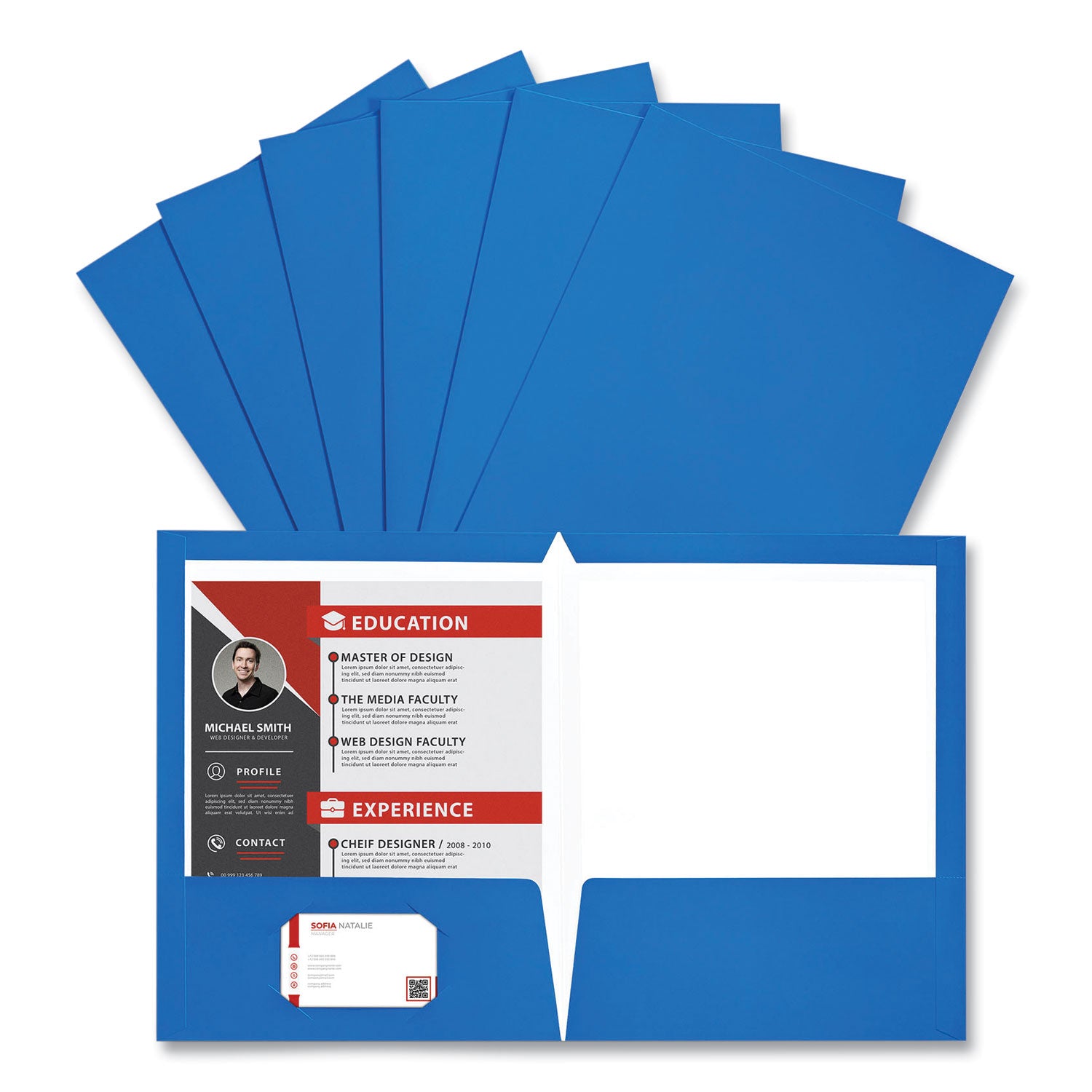 laminated-two-pocket-folder-cardboard-paper-100-sheet-capacity-11-x-85-blue-25-box_unv56419 - 4