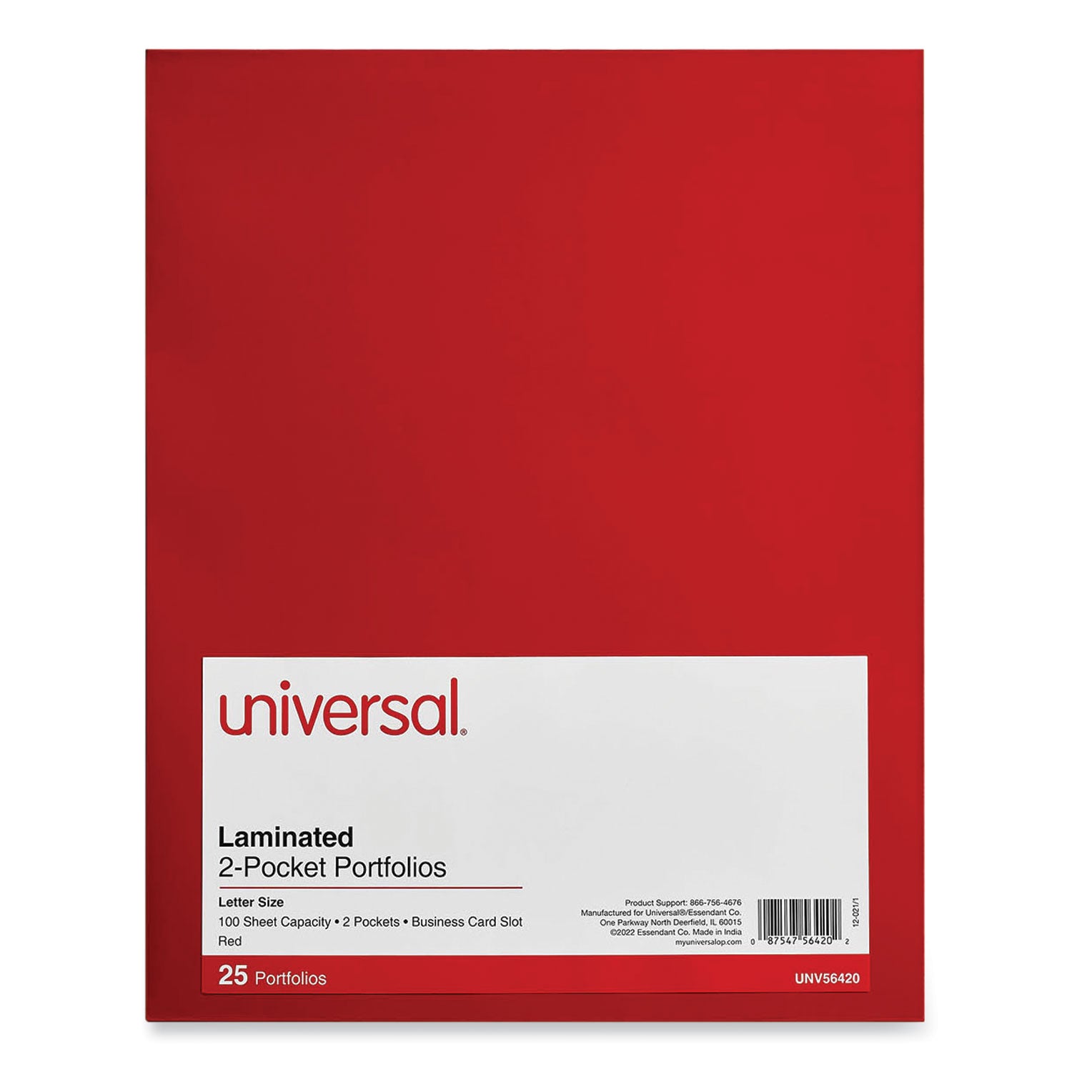 laminated-two-pocket-folder-cardboard-paper-100-sheet-capacity-11-x-85-red-25-box_unv56420 - 1