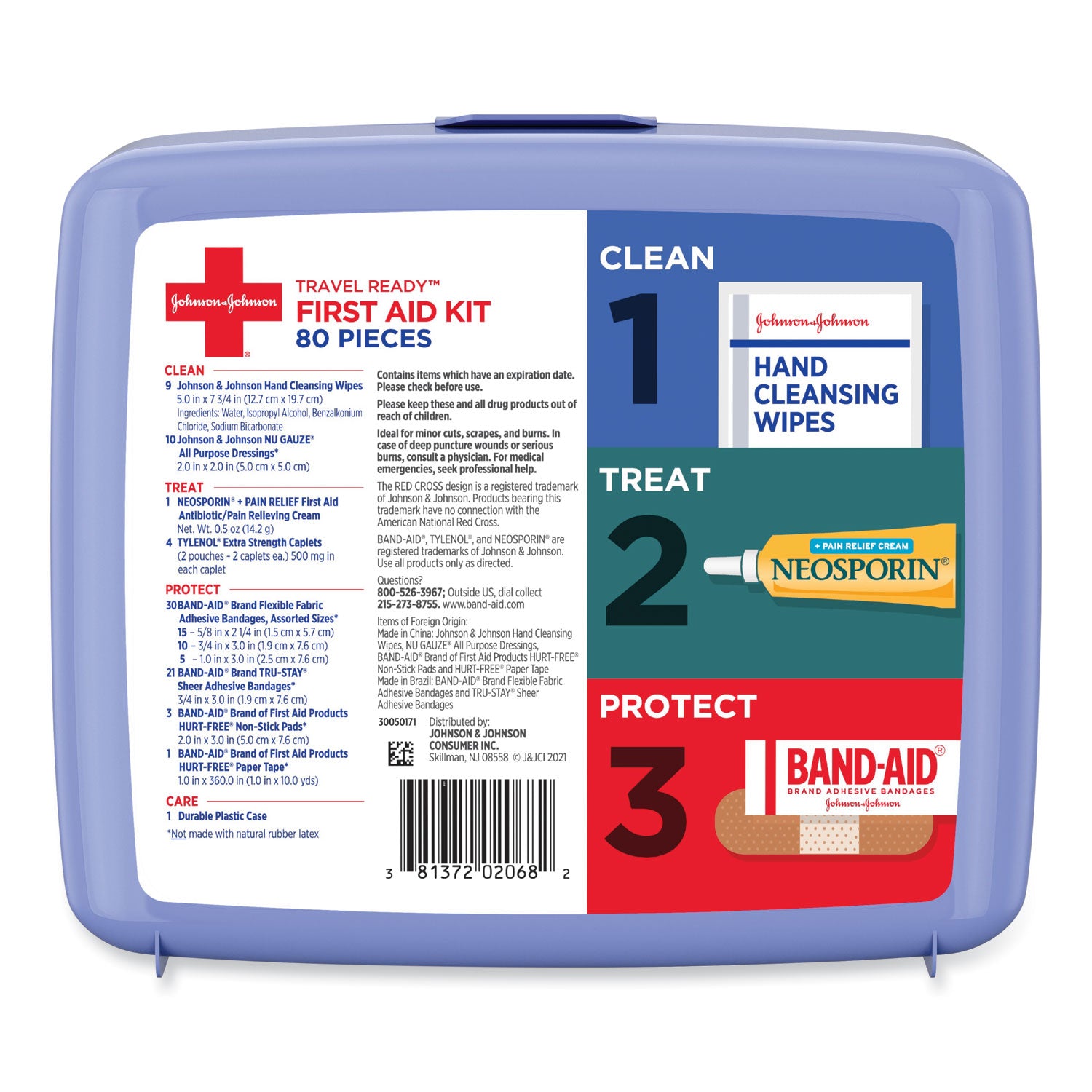 red-cross-travel-ready-portable-emergency-first-aid-kit-80-pieces-plastic-case_joj202068 - 3