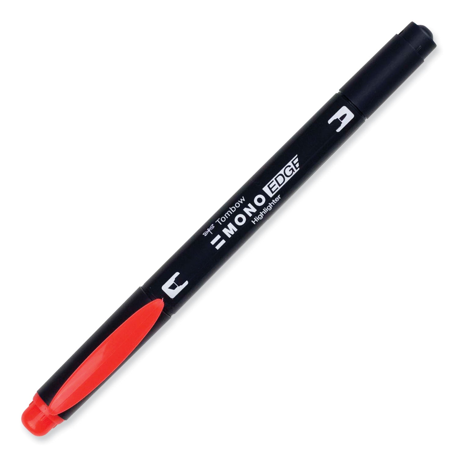 edge-highlighters-red-ink-chisel-bullet-tip-red-barrel-10-box_tom56412 - 4