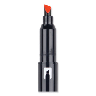 Edge Highlighters, Red Ink, Chisel/Bullet Tip, Red Barrel, 10/Box