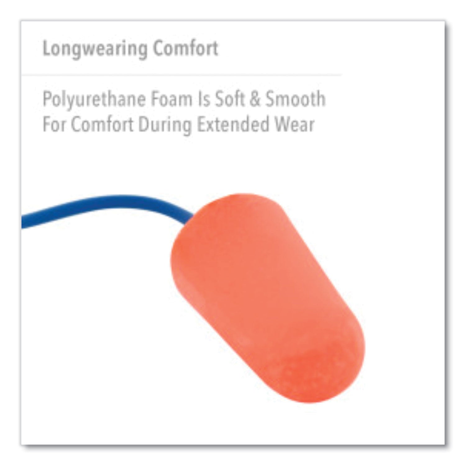 x-treme-corded-disposable-earplugs-corded-one-size-fits-most-32-db-orange-1000-carton_howxtr30 - 3