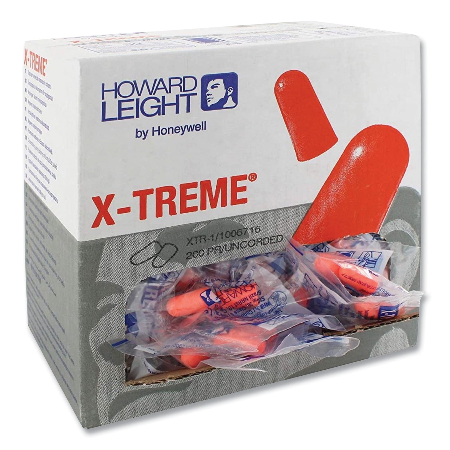 x-treme-uncorded-disposable-earplugs-uncorded-one-size-fits-most-32-db-orange-2000-carton_howxtr1 - 1