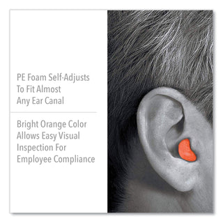 X-TREME Uncorded Disposable Earplugs, Uncorded, One Size Fits Most, 32 dB, Orange, 2,000/Carton