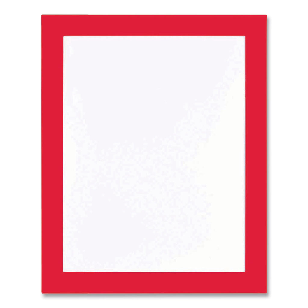 self-adhesive-sign-holders-11-x-17-insert-clear-with-red-border-2-pack_def68886r - 1