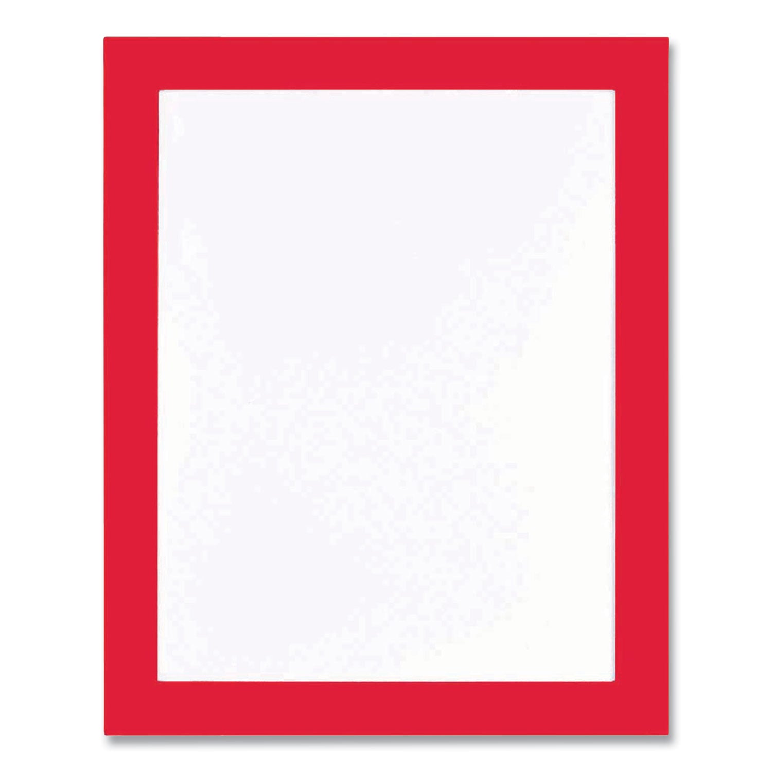 self-adhesive-sign-holders-11-x-17-insert-clear-with-red-border-2-pack_def68886r - 1