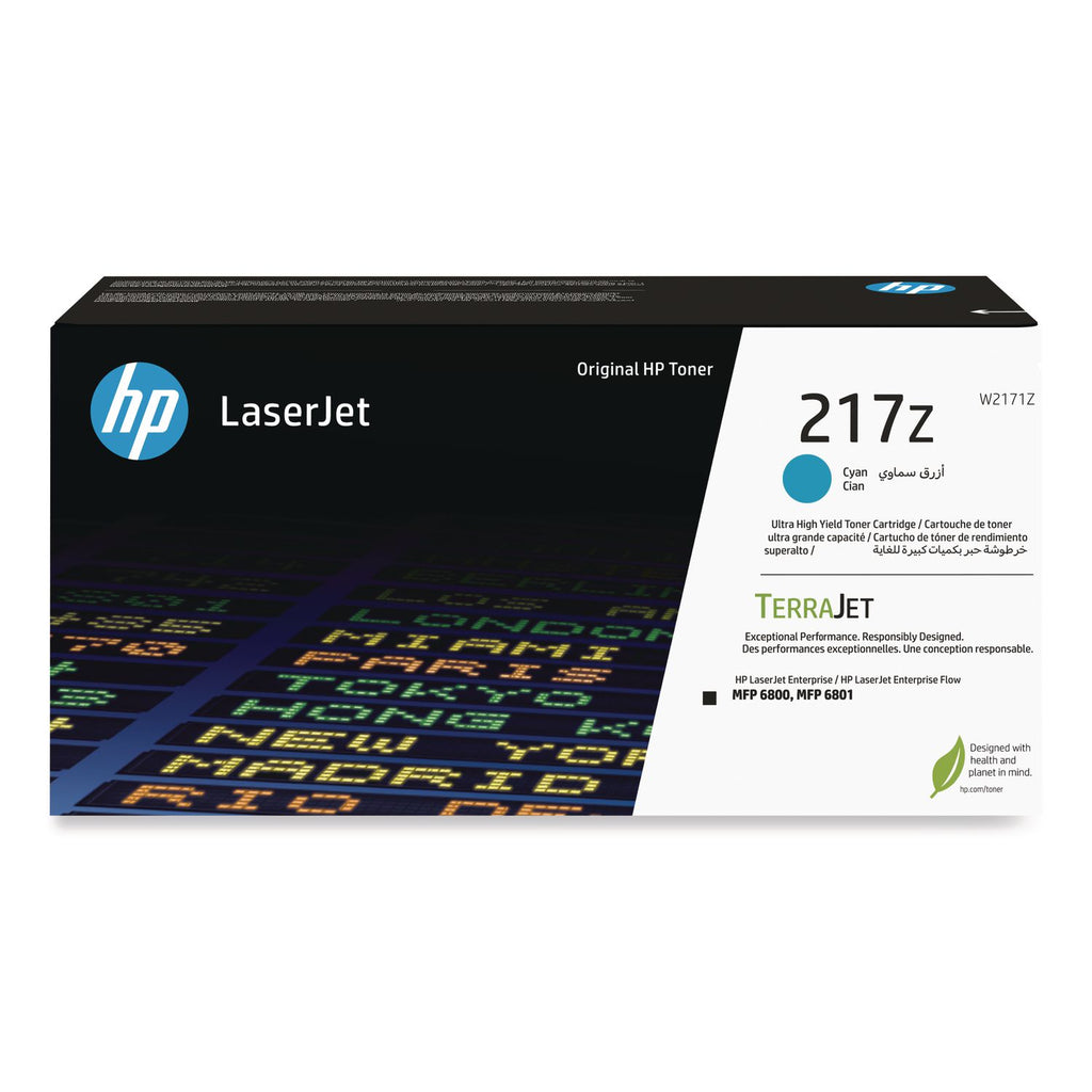 HP 217Z Original Laser Toner Cartridge - Cyan Pack
