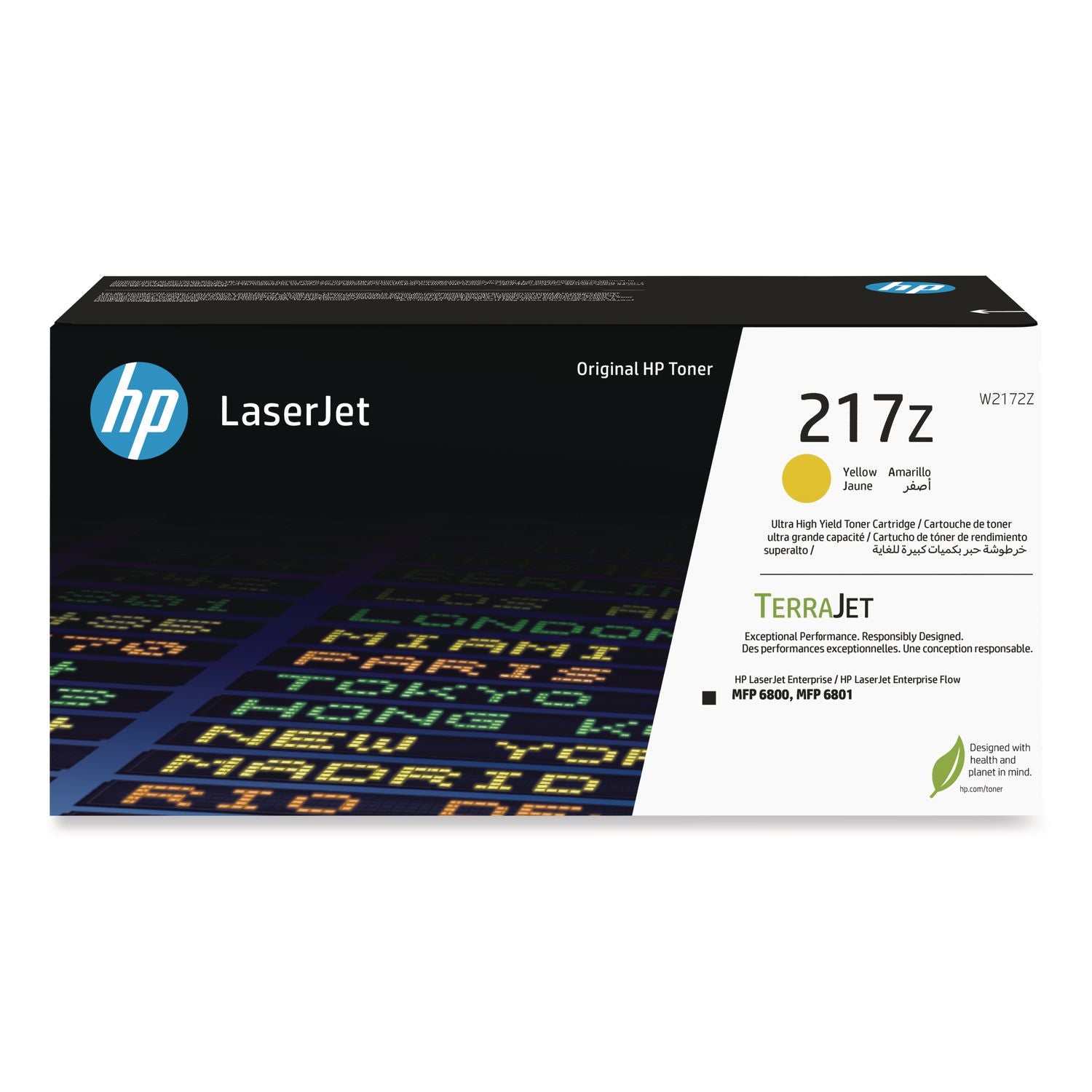 HP 217Z Original Laser Toner Cartridge - Yellow Pack
