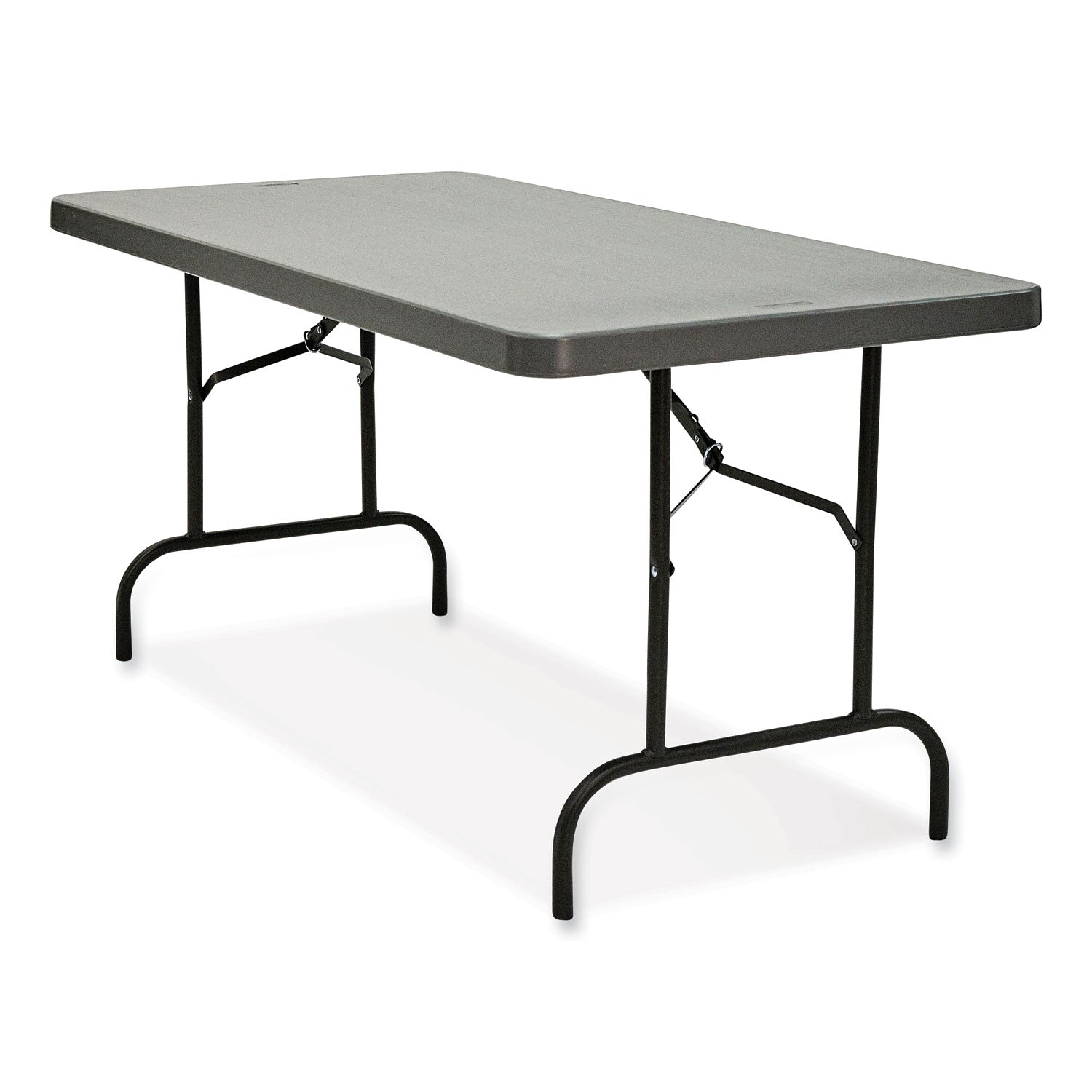 indestructable-commercial-folding-table-rectangular-60-x-30-x-29-charcoal-top-charcoal-base-legs_ice65517 - 1