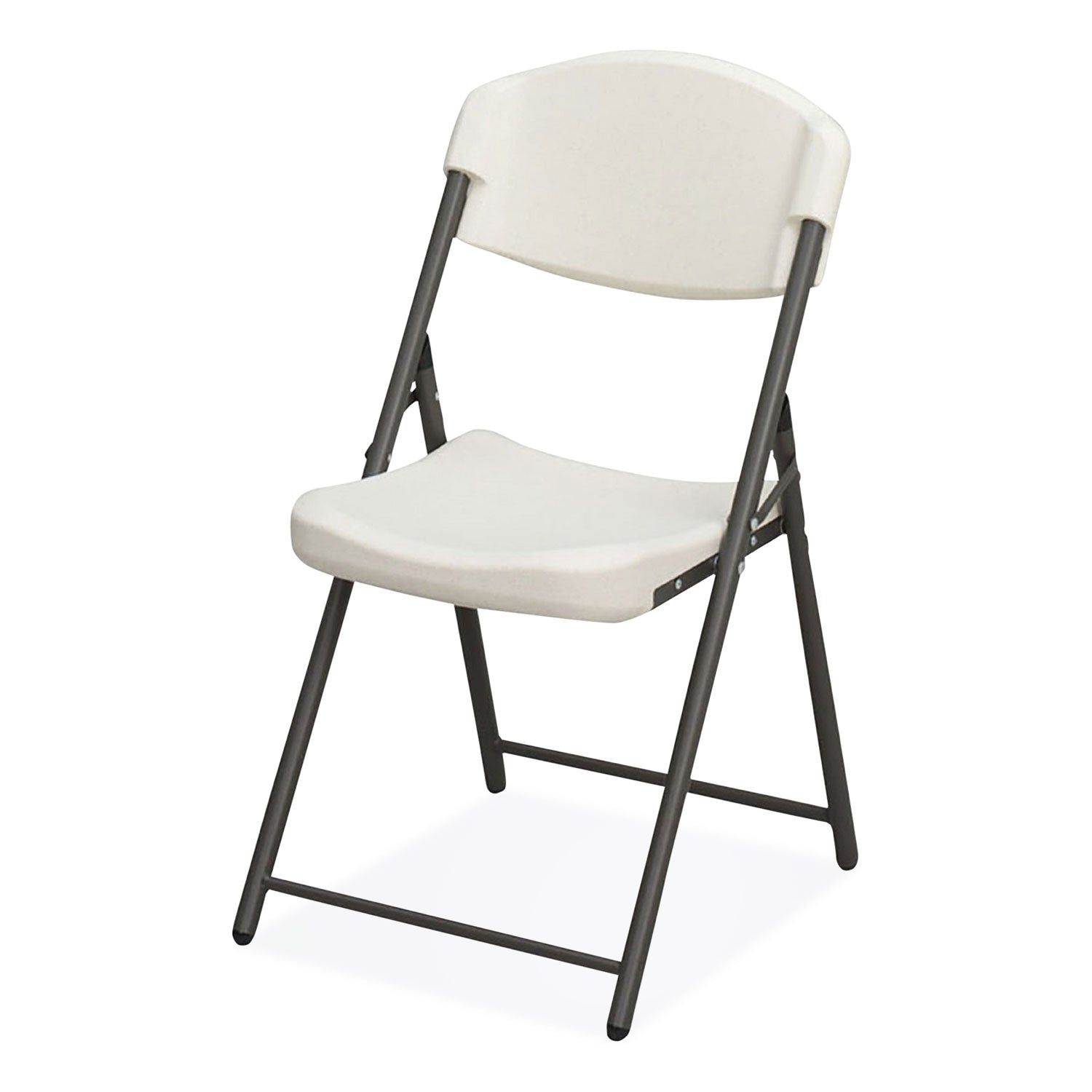 rough-n-ready-commercial-folding-chair-supports-up-to-350lb-18-seat-height-platinum-granite-seat-back-black-base-4-pack_ice64033 - 2