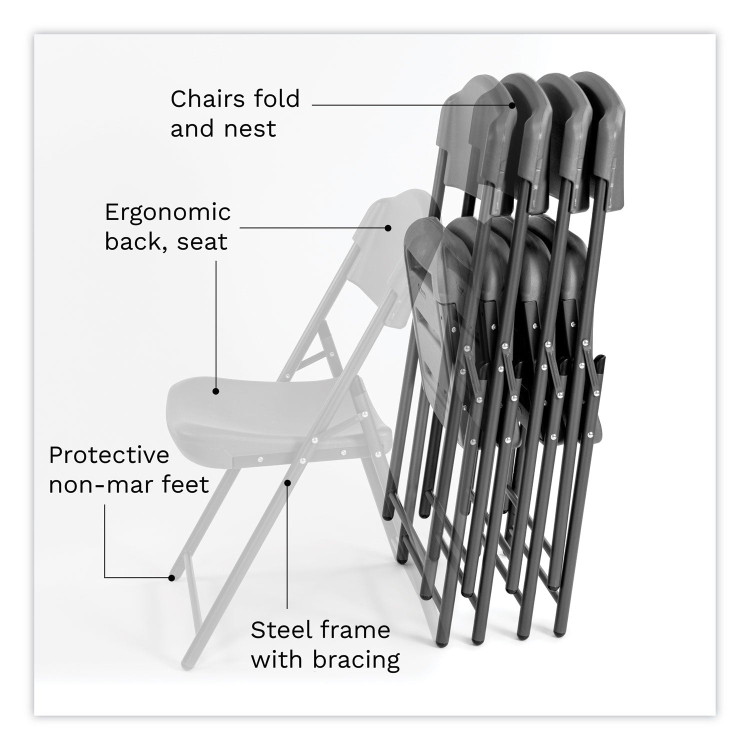 rough-n-ready-commercial-folding-chair-supports-up-to-350-lb-18-seat-height-charcoal-seat-back-charcoal-base-4-pack_ice64037 - 4