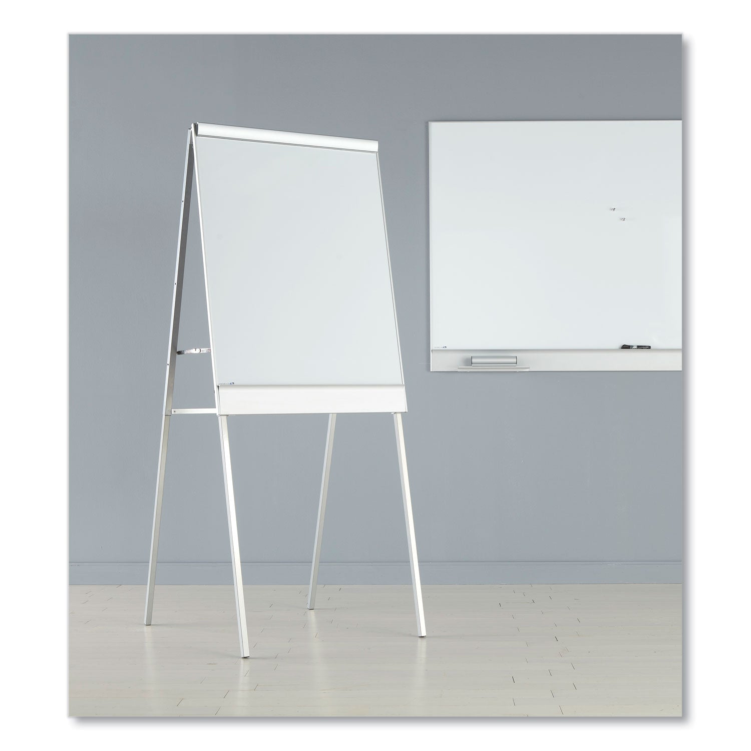 polarity-height-adjustable-dry-erase-flipchart-easel-30-x-20-31-x-50-74-easel-30-x-38-board-white-surface-silver-frame_ice30333 - 4