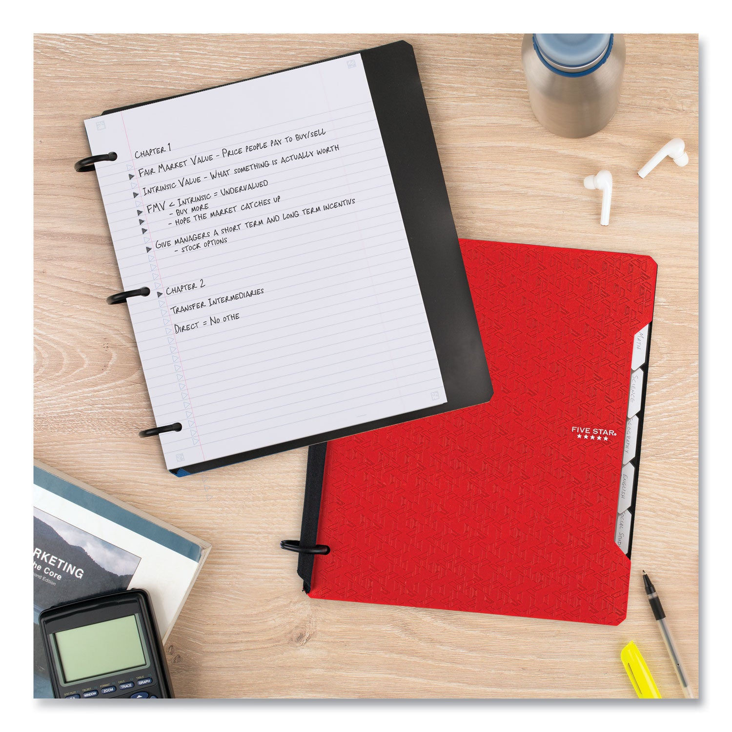 flex-notebinder-5-subject-medium-college-rule-randomly-assorted-cover-colors-60-11-x-85-sheets_mea29328 - 4