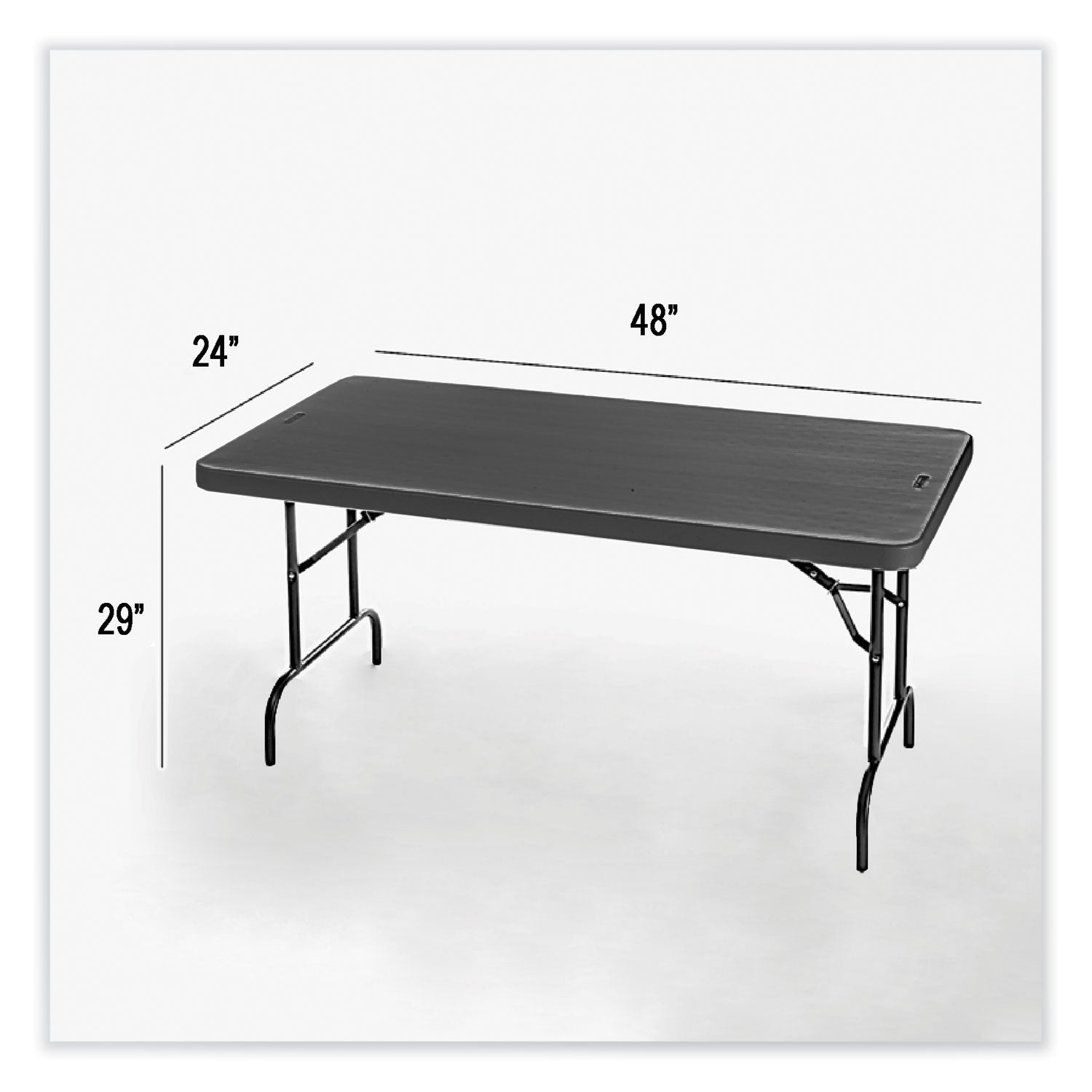 indestructable-commercial-folding-table-rectangular-48-x-24-x-29-charcoal-top-charcoal-base-legs_ice65507 - 4
