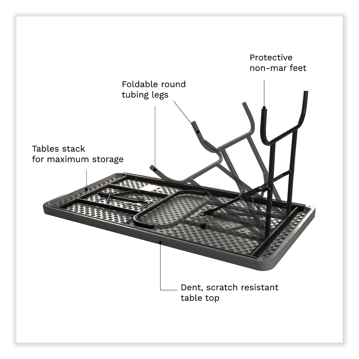 indestructable-commercial-folding-table-rectangular-48-x-24-x-29-charcoal-top-charcoal-base-legs_ice65507 - 3