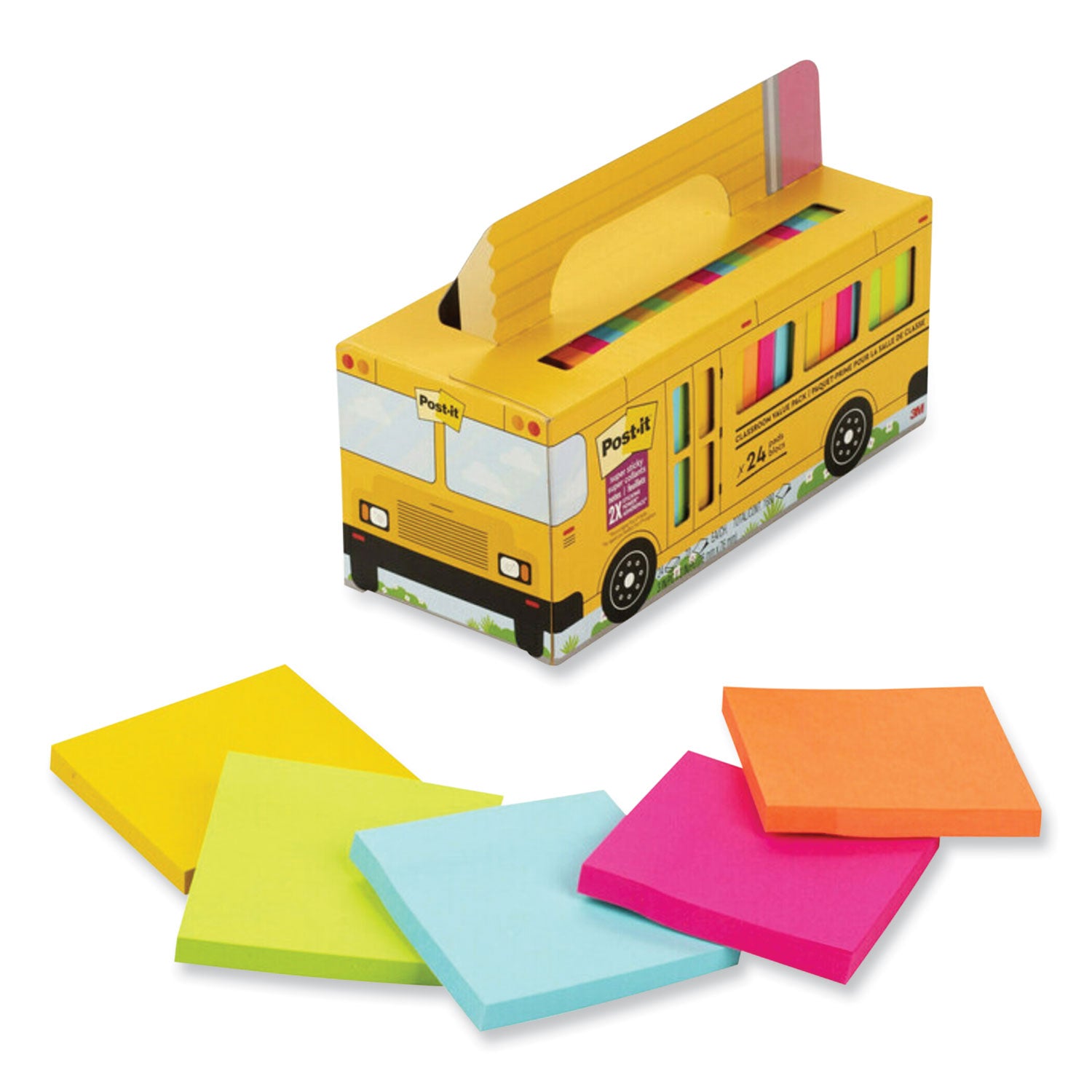 self-stick-notes-3-x-3-assorted-70-sheets-pad-24-pads-pack_mmm65424ssbus - 3