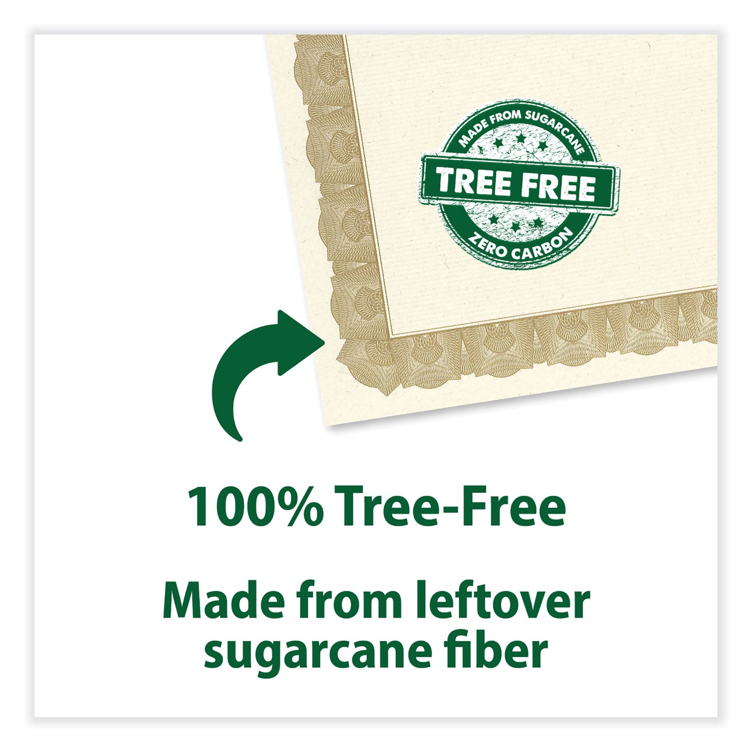 tree-free-award-certificates-85-x-11-natural-with-gold-braided-border-15-pack_geo49008 - 2
