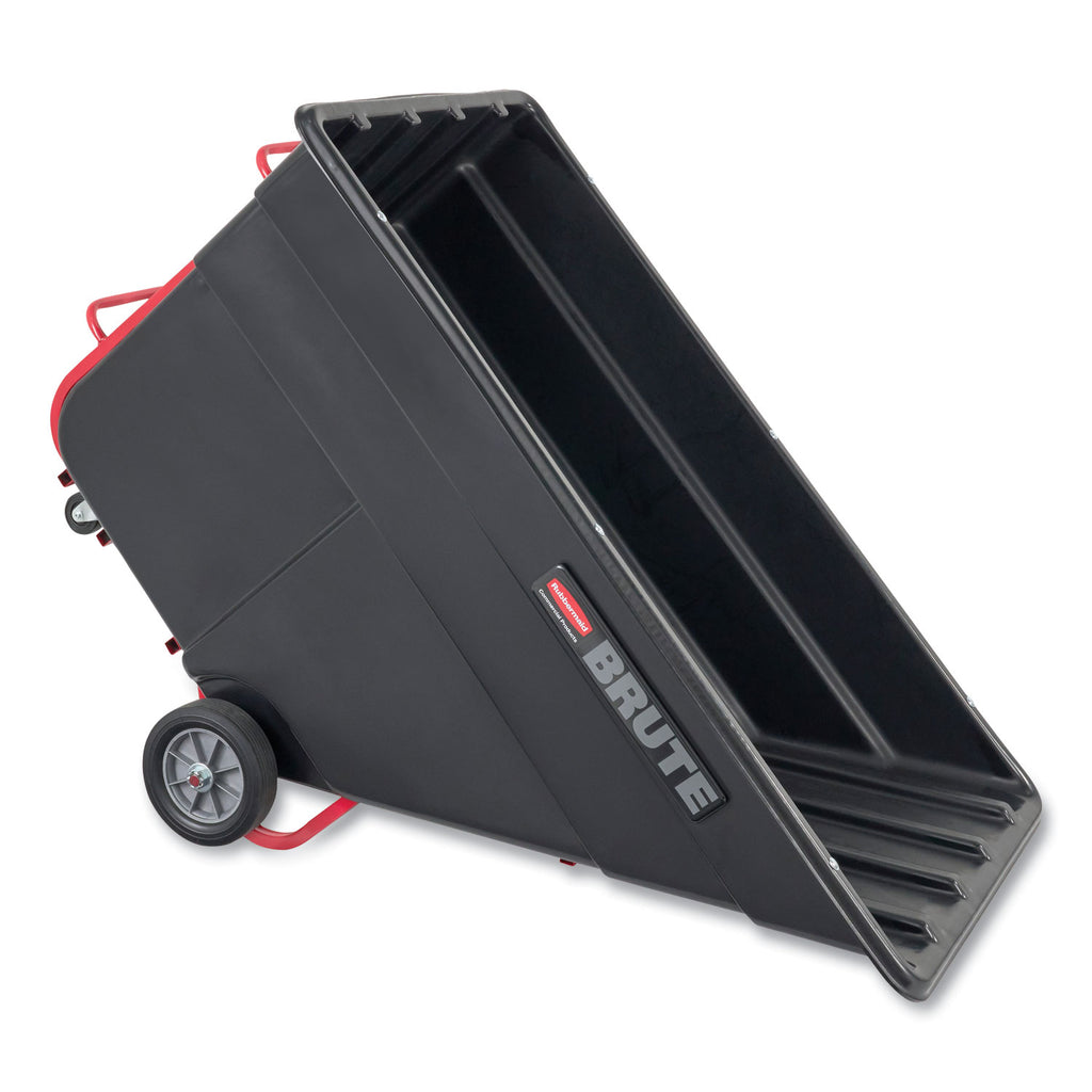 BRUTE Rotomolded Tilt Truck, 303 gal, 1,200 lb Capacity, Plastic, Black