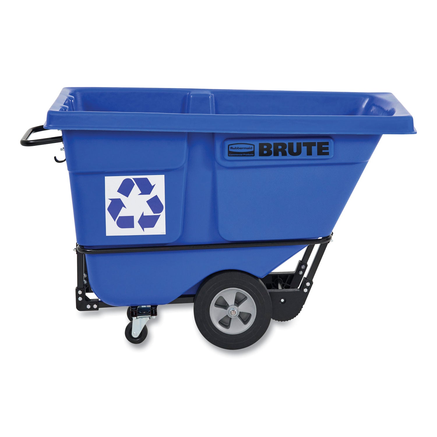brute-rotomolded-recycling-tilt-truck-1-cu-yd-1250-lb-capacity-plastic-steel-frame-blue_rcp2089826 - 1