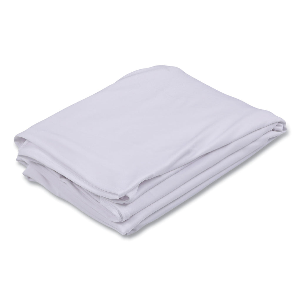 iGear Fabric Table Cover, Polyester, 30 x 72, White