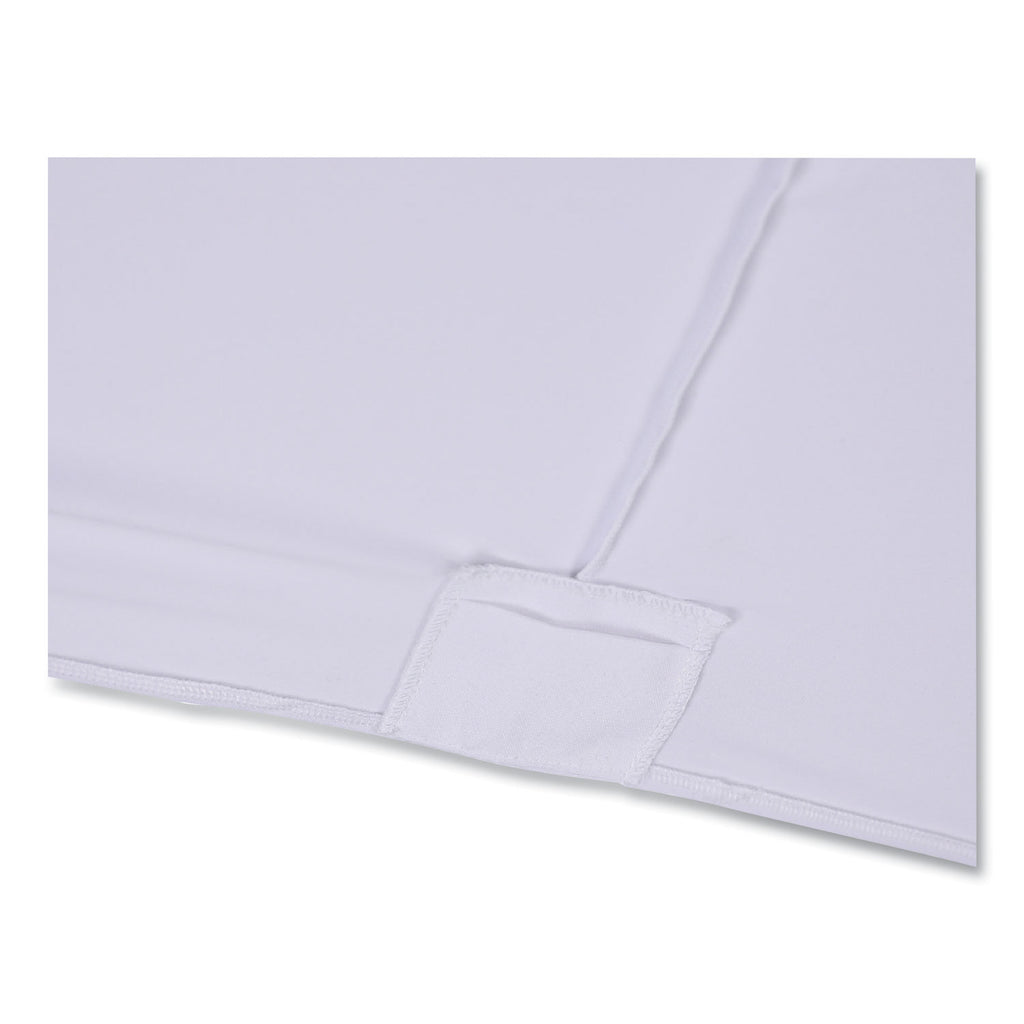 iGear Fabric Table Cover, Polyester, 30 x 72, White