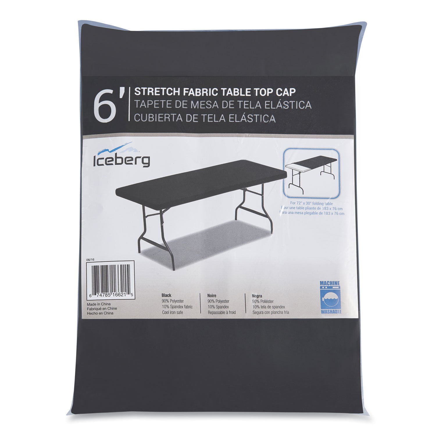 igear-fabric-table-top-cap-cover-polyester-30-x-72-black_ice16621 - 1