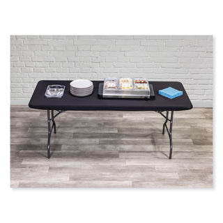 iGear Fabric Table Top Cap Cover, Polyester, 30 x 72, Black