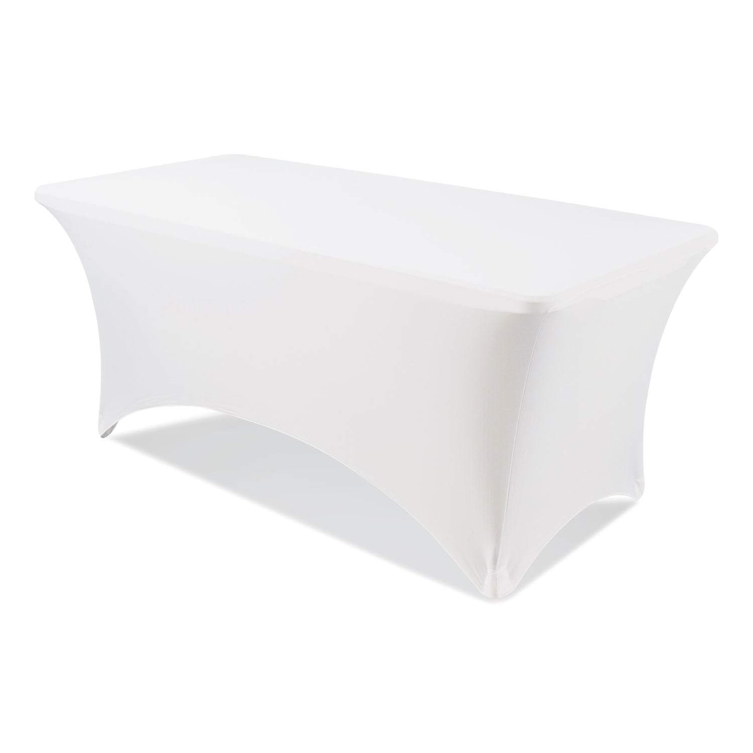 iGear Fabric Table Cover, Polyester, 30 x 96, White