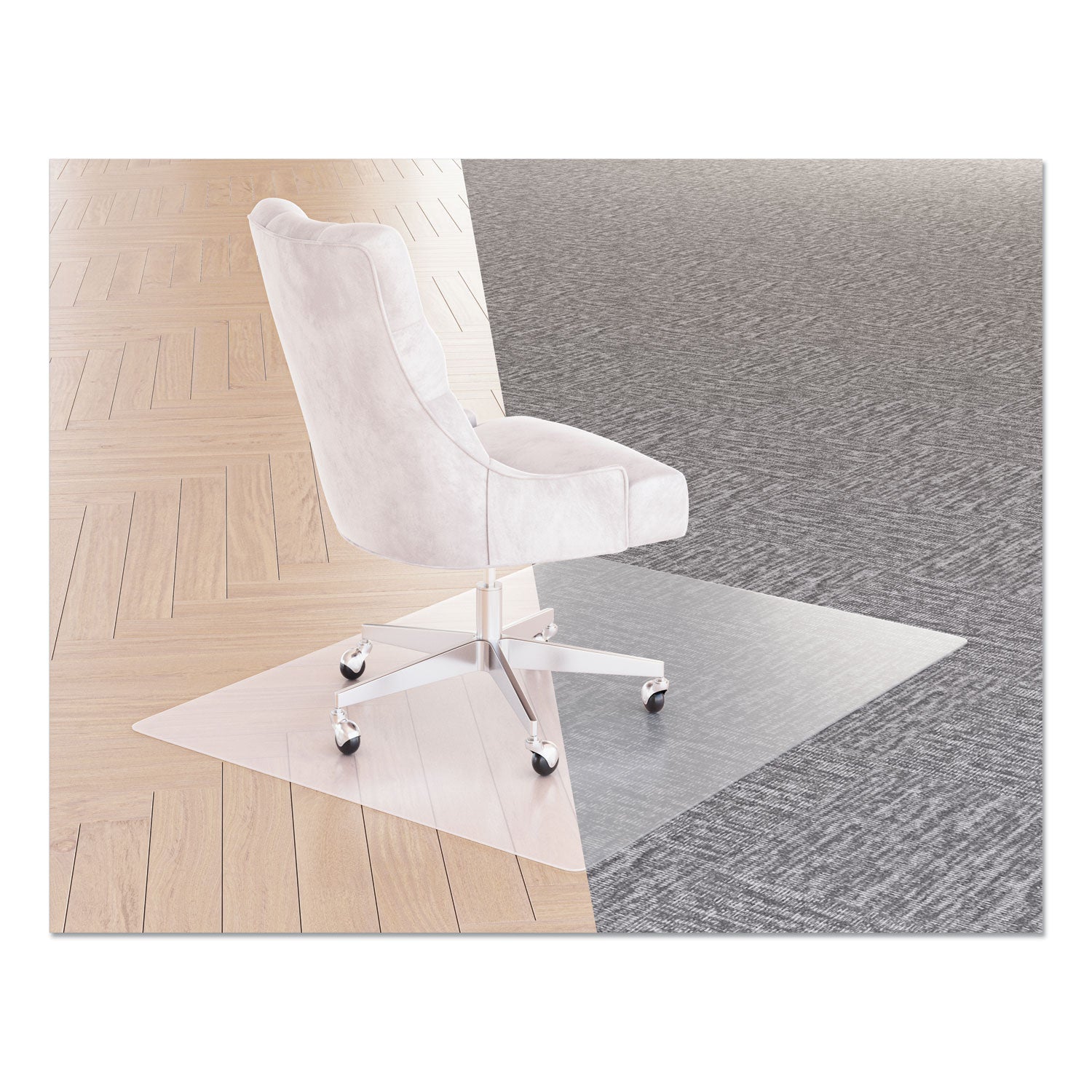 SuperGrip Chair Mat, Rectangular, 36 x 48, Clear, 42/Pallet, Ships in 4-6 Business Days