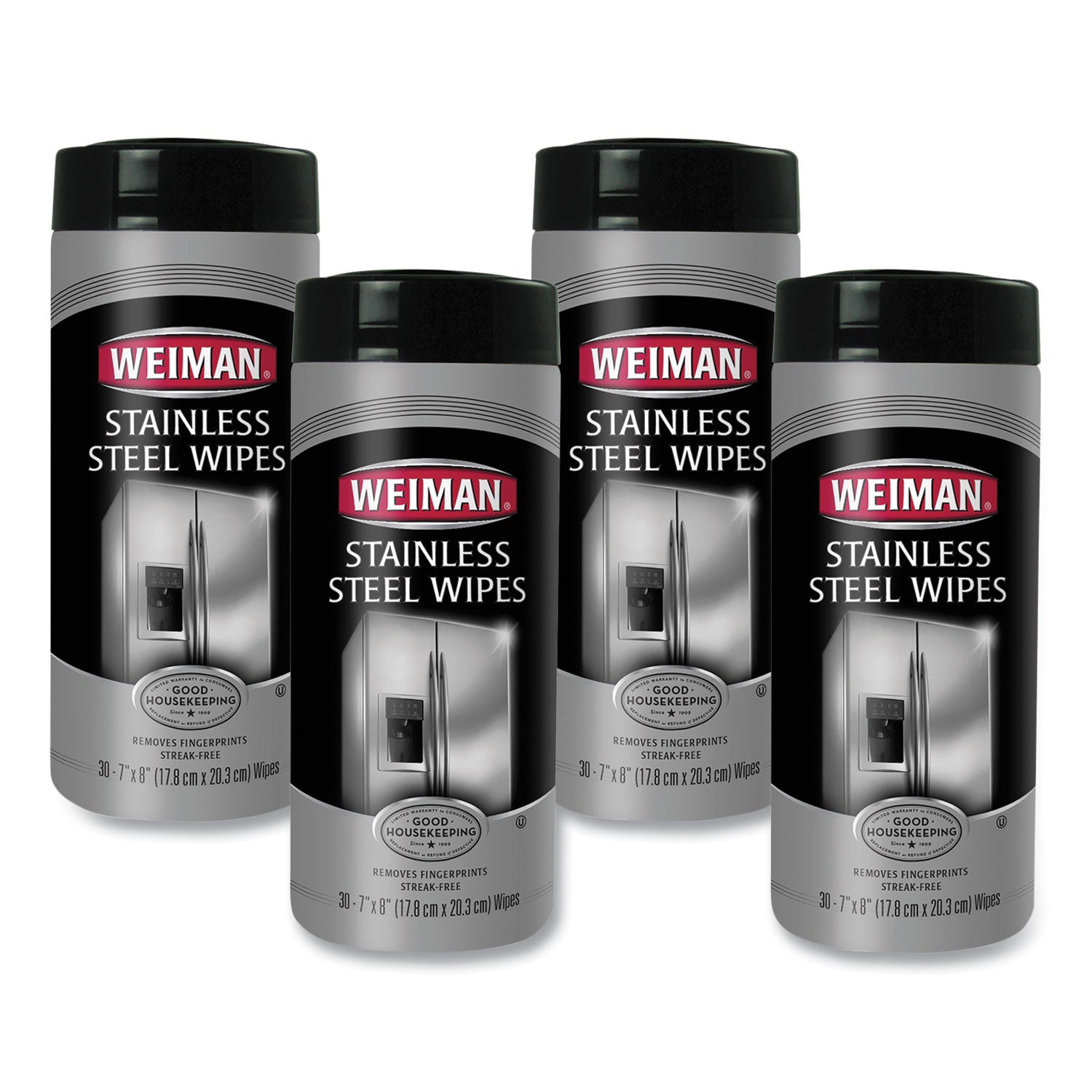 stainless-steel-wipes-1-ply-7-x-8-white-30-canister-4-canisters-carton_wmn92ct - 1