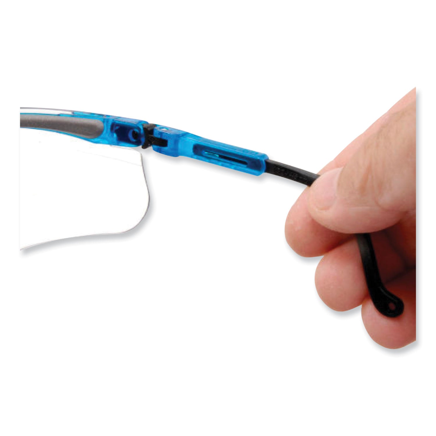 genesis-safety-eyewear-translucent-blue-black-frame-clear-lens_uvxs3240hs - 2