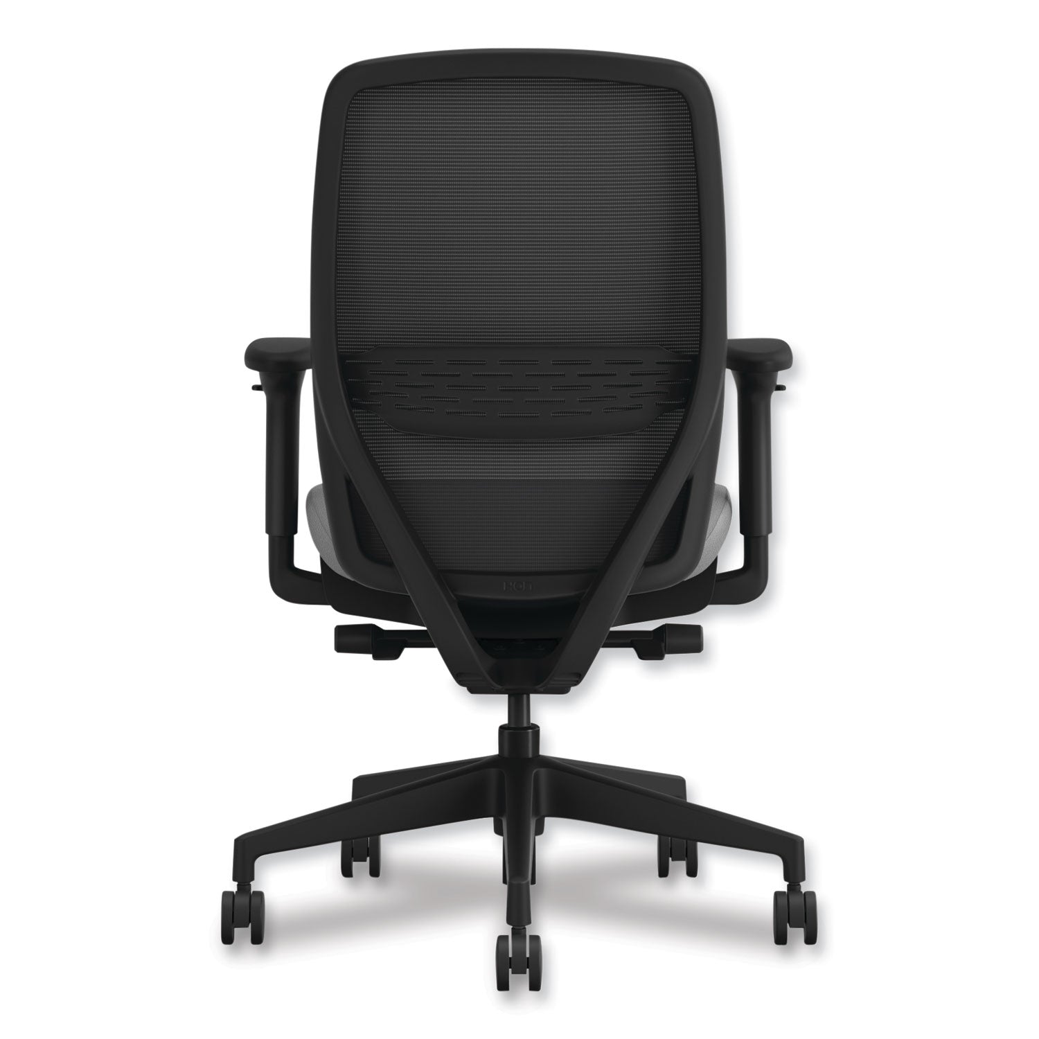 Nucleus Series Recharge Task Chair, 16.63 to 21.13 Seat Height, Frost Seat, Black Back, Black Base - 3